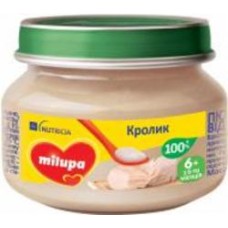 Пюре Milupa Кролик для детей от 6 месяцев 80 г