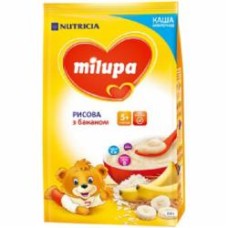 Каша молочная Milupa от 5 месяцев рисовая с бананом 210 г