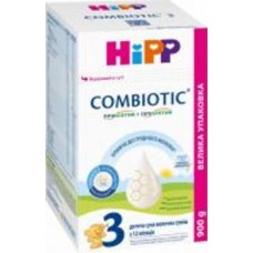 Сухая молочная смесь Hipp Combiotic 3 для последующего кормления, 900 г