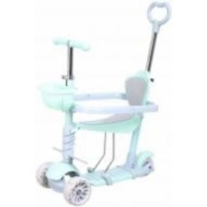 Самокат-трансформер MaxxPro kids дитячий 6в1 мятный PT1902-1/green