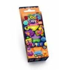 Набор для творчества Danko Toys BUBBLE CLAY FLUORIC 6 цветов укр. (30) в ассортименте
