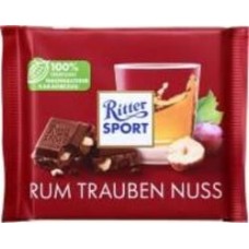 Молочный шоколад Ritter Sport молочный с ямайским ромом , изюмом и орешками (22292100) 100 г