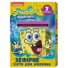 Набор для лепки SpongeBob с 7 цветов по 6 г 122978
