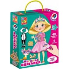 Игра магнитная Vladi Toys Магнитная одевашка Family look VT3702-21