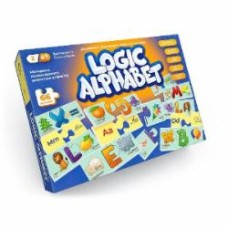 Игра настольная Danko Toys Logic Alphabet (англ/укр) G-LoA-01-04U