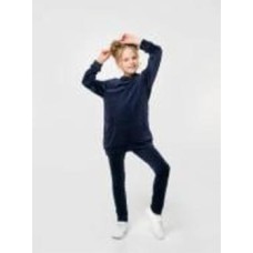 Комплект для девочек Smil 2 предмета 117312 р.140 темно-синий Комплект для девочек Smil 2 предмета 117312 р.140 темно-синий