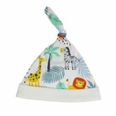 Шапочка детская для мальчика Bambinelli Зверушки (6-9 мес.) белый с рисунком Шапочка детская для мальчика Bambinelli Зверушки (6-9 мес.) белый с рисунком