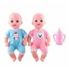Пупс DIY TOYS с бутылочкой в асортименте 6809385