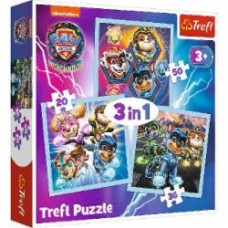 Пазл Trefl 3 в 1 Щенячий патруль 2 34869
