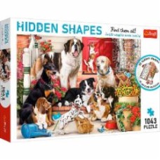 Пазлы Trefl Hidden Shapes Щенячьи забавы 10675
