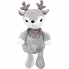 Мягкая игрушка Luna Kids Рождественская Олень Бобо 29 см серый DT210814