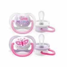 Пустышка Philips Avent Ultra Air I love SCF080/02 2 шт