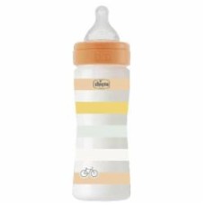 Бутылочка Chicco Well-Being Colors 2м+ 250 мл оранжевая (28623.31)