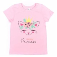 Футболка для девочек Luna Kids Princess р.98 розовый