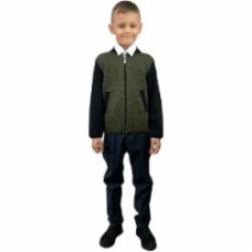 Бомбер для мальчика ART KNIT р.116 хаки