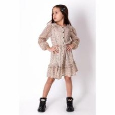 Платье Україна 4232 р.116 бежевый с черным