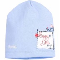 Шапочка Bembi ШП83 р.44 голубой 25083011617.400 Шапочка Bembi ШП83 р.44 голубой 25083011617.400