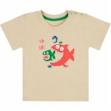 Футболка для мальчиков для мальчиков GABBI FT-21-4-2/1 р.98 бежевый 12609