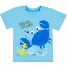 Футболка для мальчиков для мальчиков GABBI FT-21-4-2/1 р.98 бирюзовый 12609