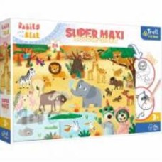 Пазл Trefl 24 супер макси двусторонние KAZSTUDIO SA сафари 41009