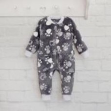 Ромпер для мальчика Blanka Лапки р.98 серый 110334