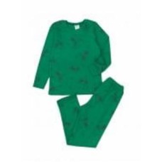 Пижама для мальчиков Luna Kids Велосипеды р.164–170 зеленый 0193