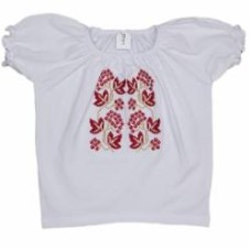 Вышиванка для девочек Luna Kids Калина р.98 белый