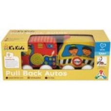 Машинка K’s Kids Машинки Pull-back (школьный автобус и пожарная машина) (KA10835-GB) 6892322