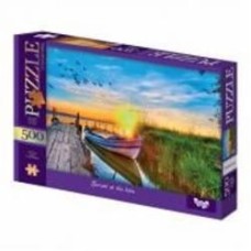 Пазлы Danko Toys 500 элементов №10 Sunset at the lake С500-15-10