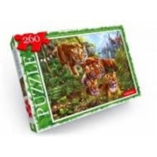 Пазлы Danko Toys 260 элементов №2 тигры С260-13-02