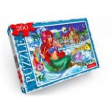 Пазлы Danko Toys 260 элементов №10 русалочка С260-13-10