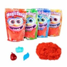 Набор для лепки Strateg Кинетический песок Magic sand в пакете красный 0,350 кг 39402-6