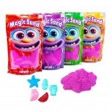 Набор для лепки Strateg Кинетический песок Magic sand в пакете фиолетовый, 1 кг 39404-4