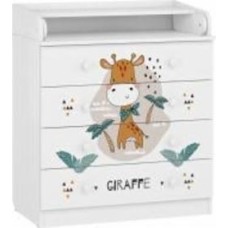 Комод пеленальный Грейд French Giraffe белый