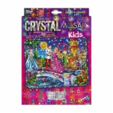 Набор для занятий мозаикой Danko Toys Crystal Mosaic Kids №6 золушка CRMk-01-06