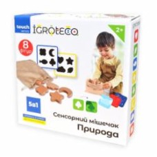 Игра деревянная Igroteco Сенсорный мешочек с фигурками