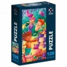 Пазлы картонные Vladi Toys De.tail Подводная вечеринка 120 деталей DT100-21
