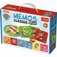 Игра напольная Trefl Мемос Классические плюс 36 карт Щенячий патруль 2269
