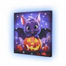 Картина по номерам Riviera Blanca Летучая мышь со светодиодной подсветкой ГР1-022