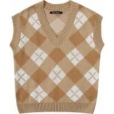 Жилет для девочки ART KNIT Ромб р.116 бежевый