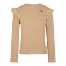 Реглан для девочки NWM с воланами р.122 бежевый U44013-1 Реглан для девочки NWM с воланами р.122 бежевый U44013-1