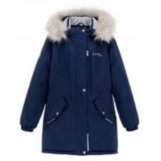 Куртка-парка для девочек JOIKS р.140 темно-синий G-27 Куртка-парка для девочек JOIKS р.140 темно-синий G-27