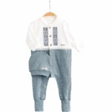 Комплект для новорожденных MagBaby Michel сизый р.56 131865