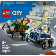 Конструктор LEGO City «Самолет против больничной койки» Набор для гонки 60459