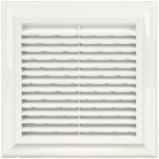 Решетка Blauberg Decor 180x180с абс пластик белый