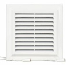 Решетка Blauberg Decor 180x180R пластик белый