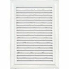 Решетка Blauberg Decor 180x250R пластик белый