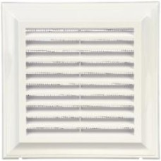 Решетка Decor 140x140Bs пластик белый