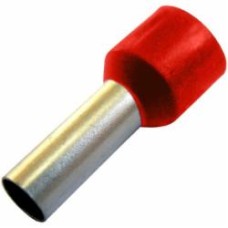 Наконечник втулочный E.NEXT e.terminal.stand.e4009.red изолированный 4 кв.мм 100 шт. S3036036 красный