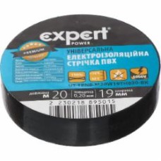 Изолента Expert Power ПВХ 0,20x19 мм 20 м черная ПВХ
